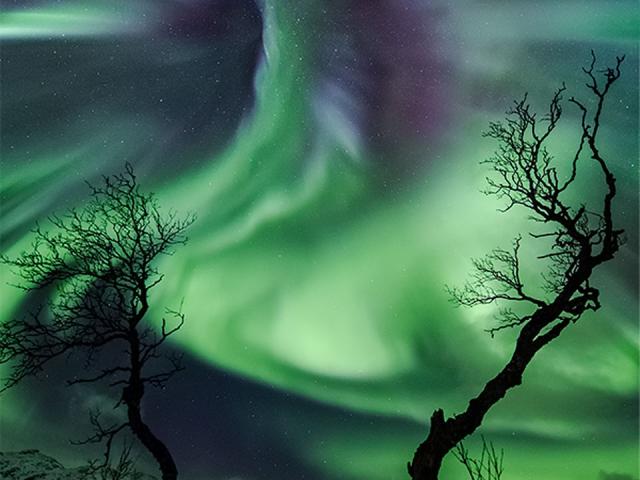 Creature Aurora Over Norway