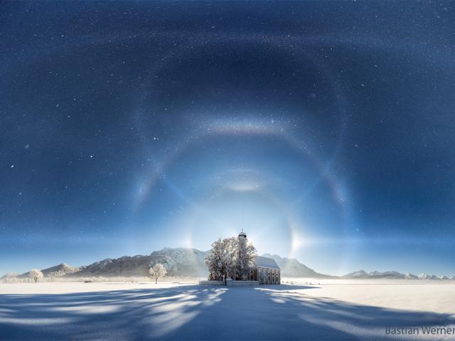 Ice Halos over Bavaria