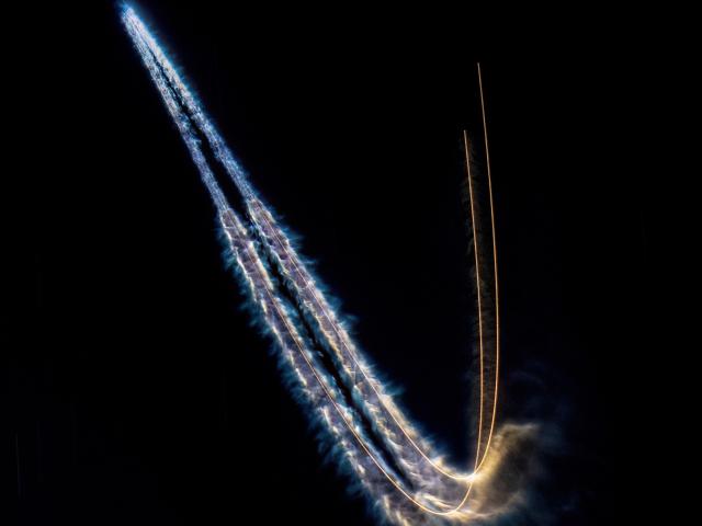 Falcon Heavy Boostback Burn