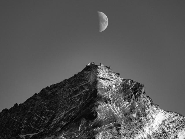 Shadows of Mountain and Moon