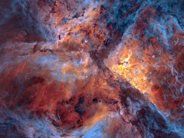 In the Core of the Carina Nebula