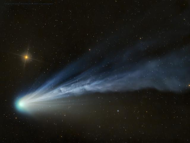 Comet Pons-Brooks at Night