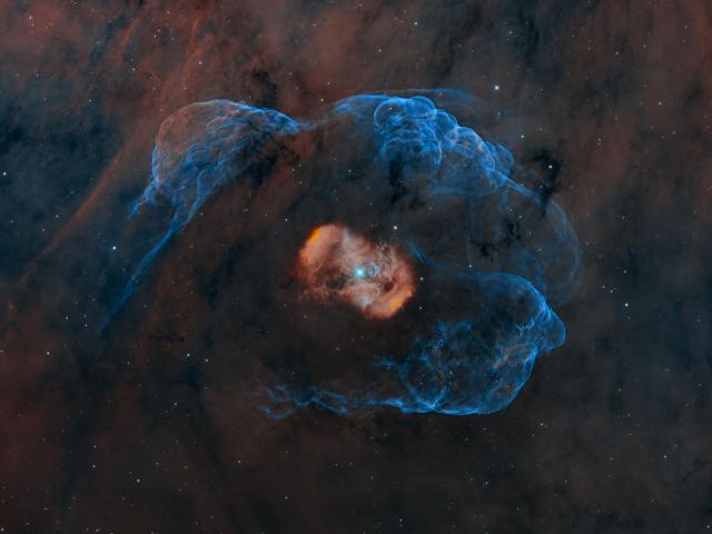 Dragons Egg Bipolar Emission Nebula
