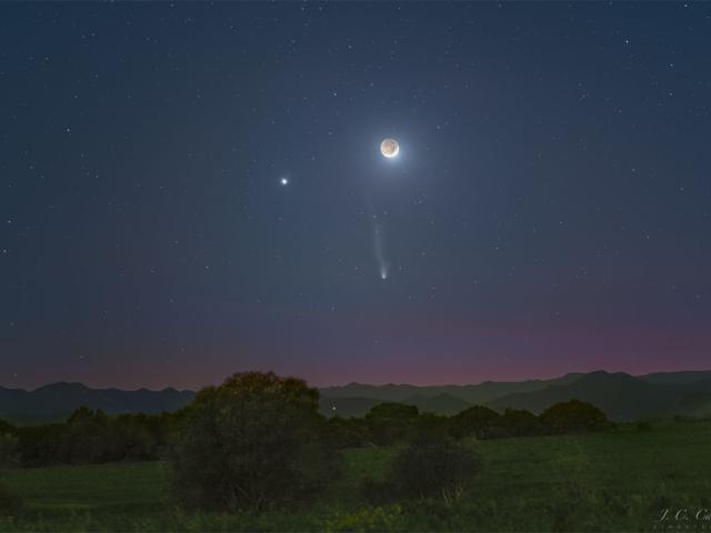 Comet, Planet, Moon