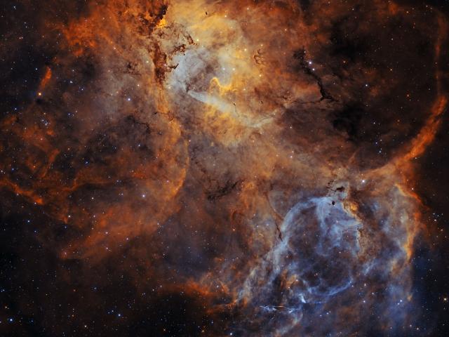 Sh2 132: The Lion Nebula