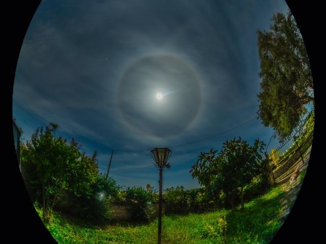 Sandy and the Moon Halo