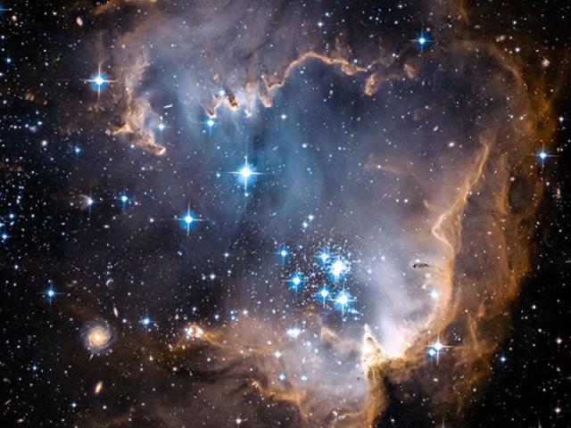 NGC 602: Oyster Star Cluster