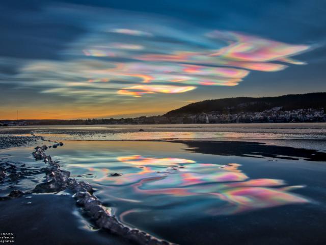 Iridescent Clouds over Sweden