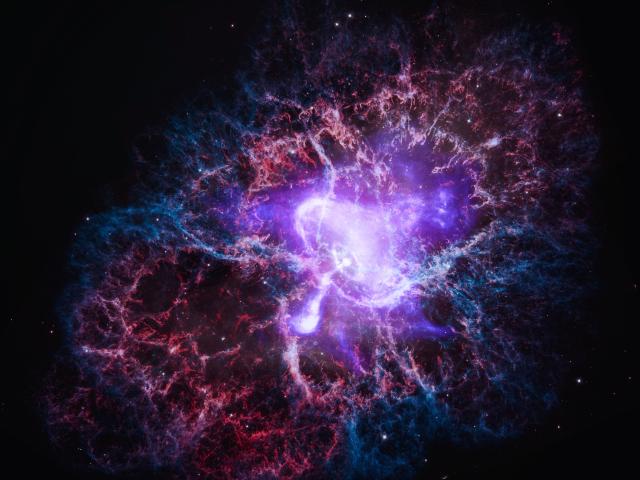 The Crab Nebula from Visible to X Ray