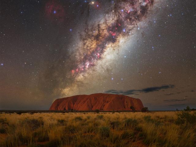 Milky Way over Uluru