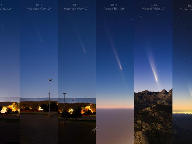 Comet Tsuchinshan ATLAS Flys Away