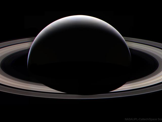 Saturn at Night