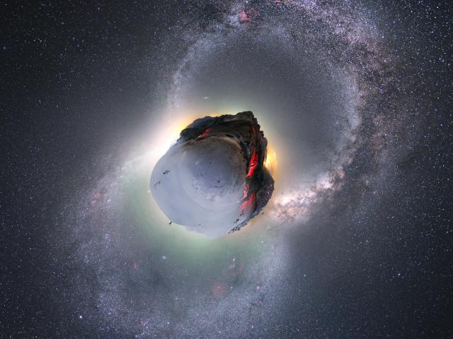 Winter and Summer on a Little Planet