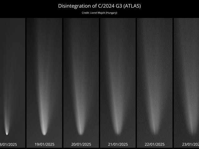 Comet G3 ATLAS Disintegrates