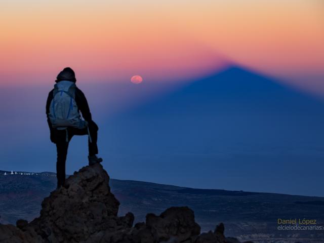 Moon Pi and Mountain Shadow