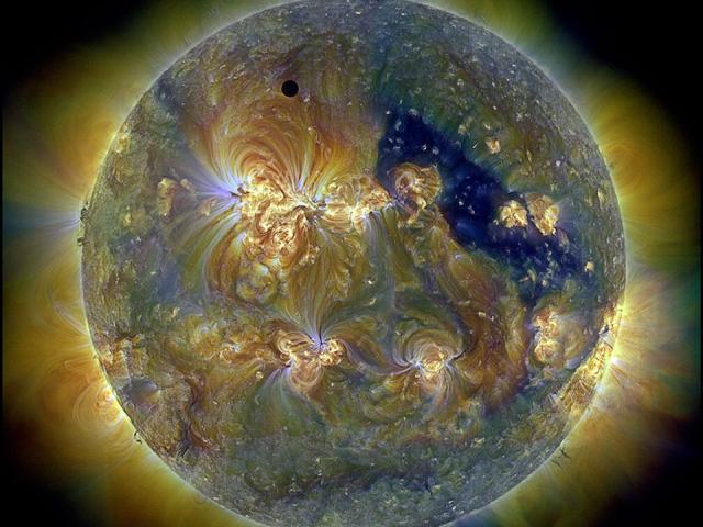 Venus and the Triply Ultraviolet Sun