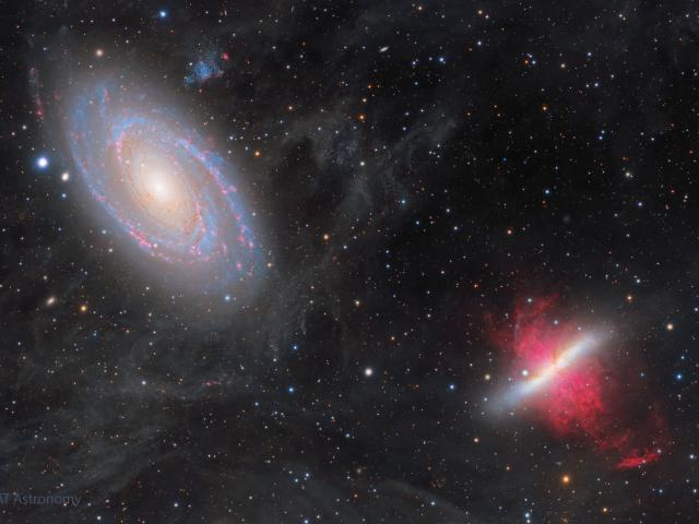 Galaxy Wars: M81 versus M82