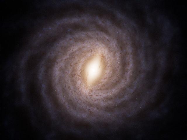 Gaia Reconstructs a Top View of our Galaxy