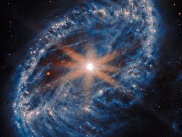 Spiral Galaxy NGC 2566 from Webb