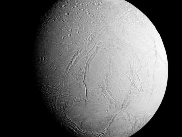 Enceladus in True Color