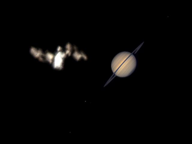 ISS Meets Saturn