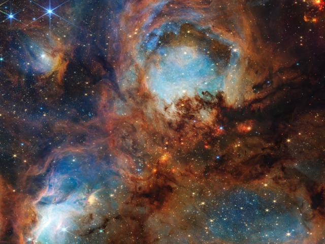 Cats Paw Nebula from Webb Space Telescope