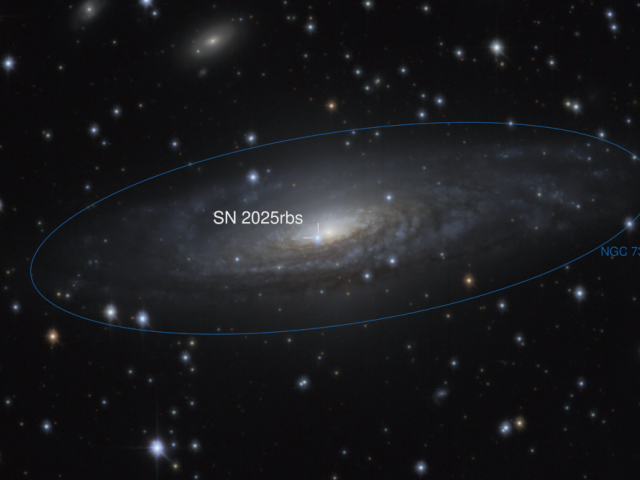 Supernova 2025rbs in NGC 7331