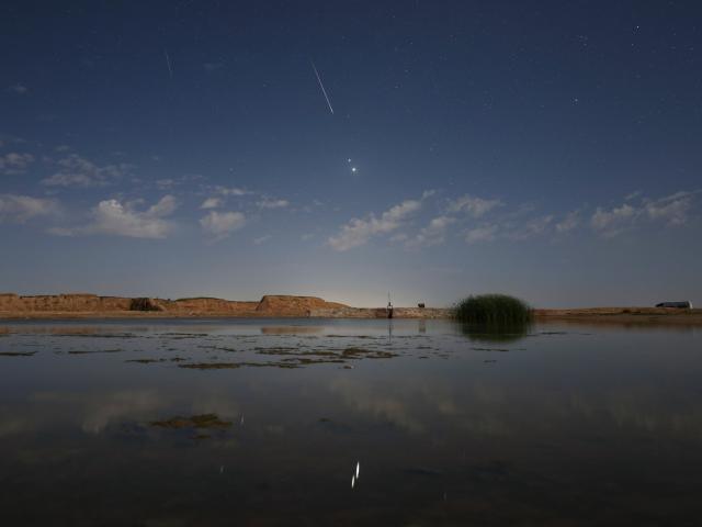 Moonlight, Planets, and Perseids