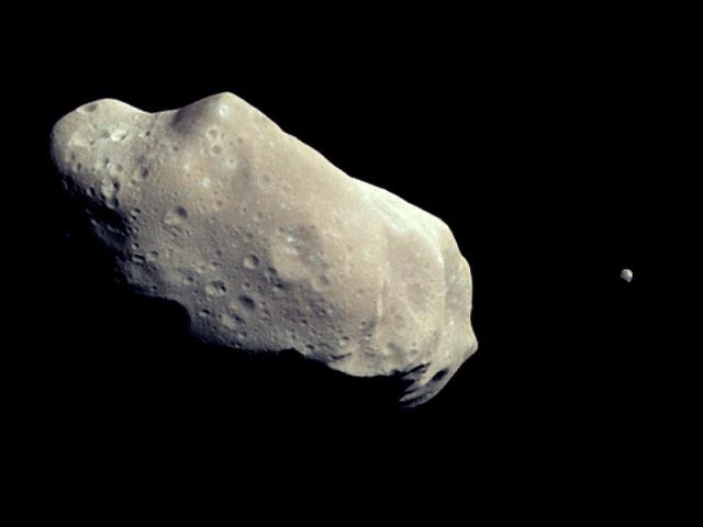 Ida and Dactyl: Asteroid and Moon