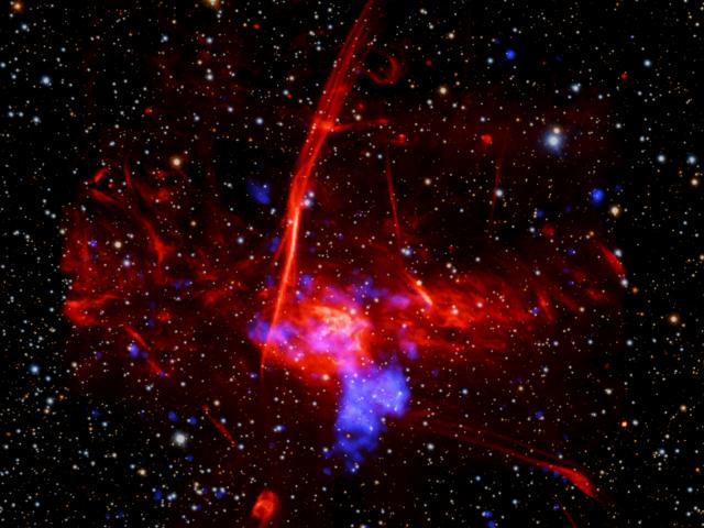 Possible Supernova Remnant in Galactic Center
