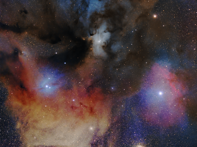 The Cotton Candy Clouds of Rho Ophiuchi