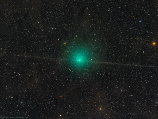 The Dust Trail of Comet Tempel 2