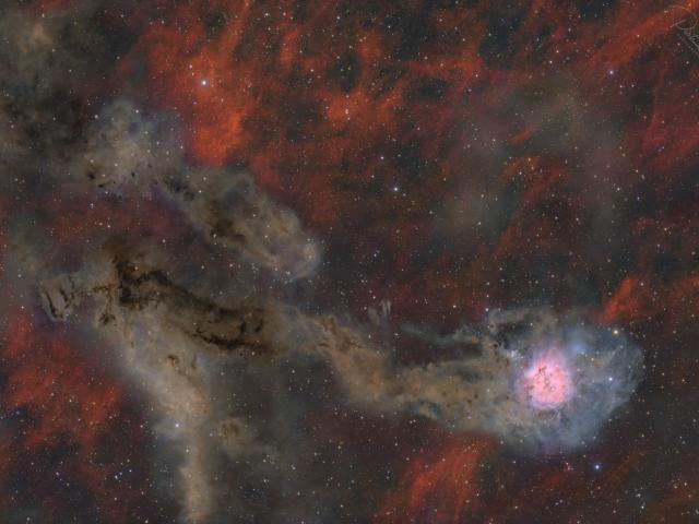 Cocoon Nebula Wide Field
