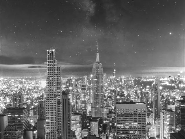 The Milky Way over Manhattan