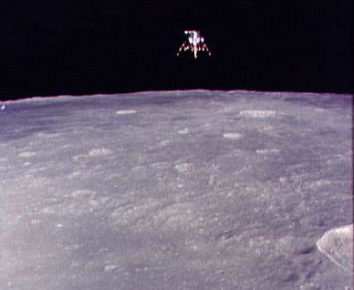 Apollo 12’s Lunar Module Descends