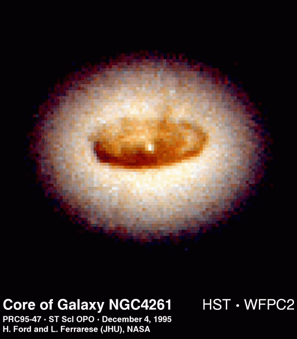 The Swirling Center of NGC 4261