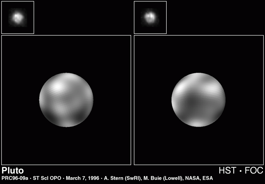 Hubble Telescope Maps Pluto