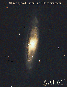 Leo Triplet Spiral Galaxy M65