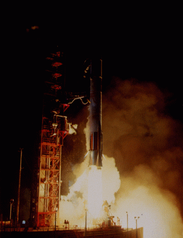 Surveyor Night Launch