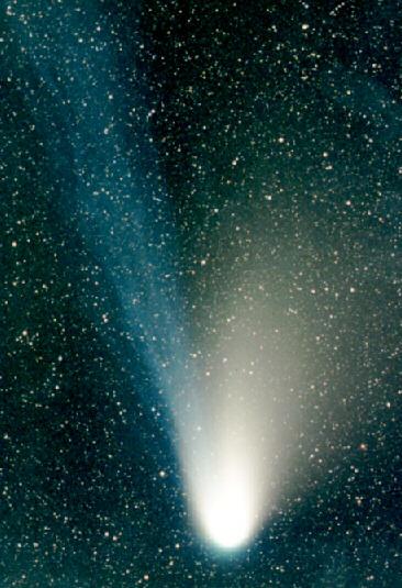 Comet Hale-Bopp Enters the Evening Sky