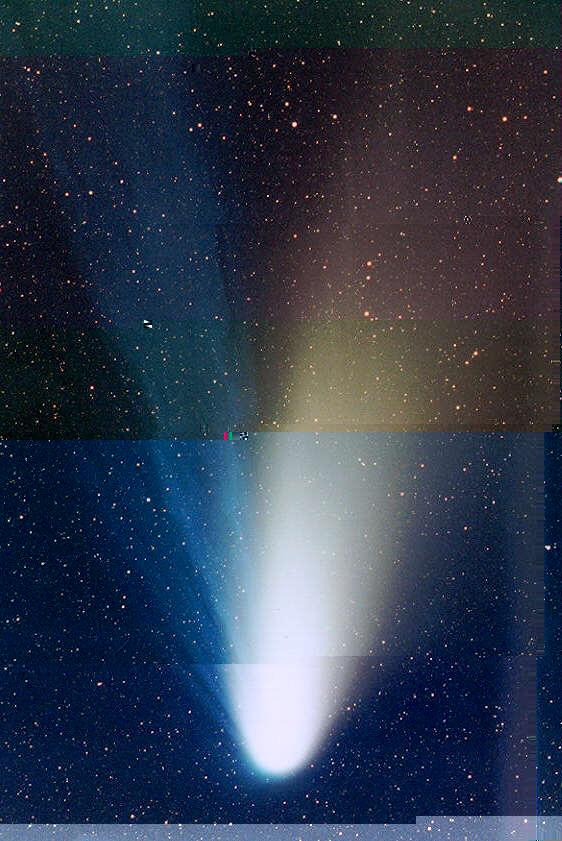 Comet Hale-Bopp’s Developing Tail