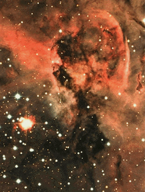 In the Center of the Keyhole Nebula