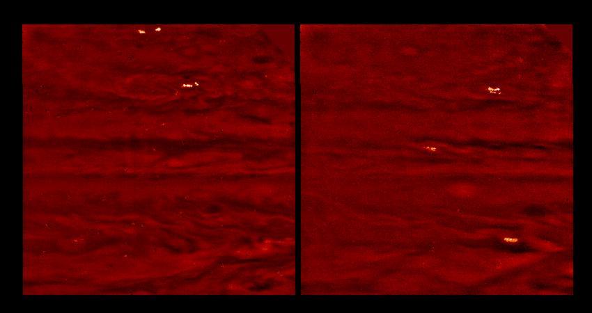 Night Lightning on Jupiter