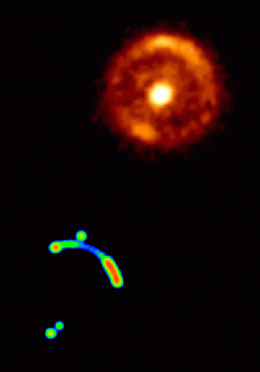 A Bulls Eye Einstein Ring