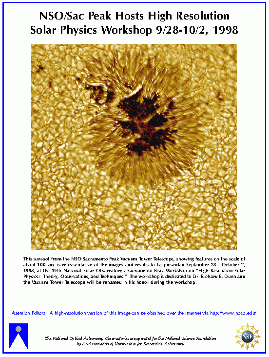 A Sunspot Up Close
