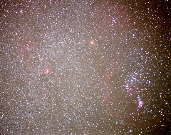 Meteor Milky Way