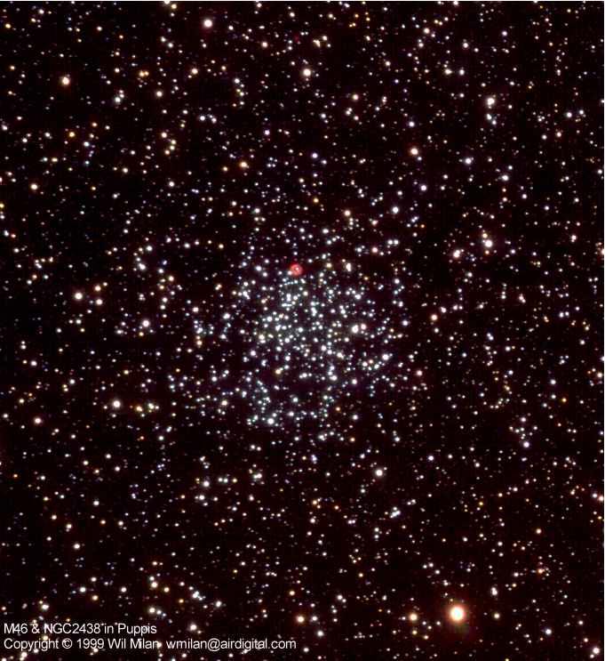 M46 And NGC 2438: Young And Old