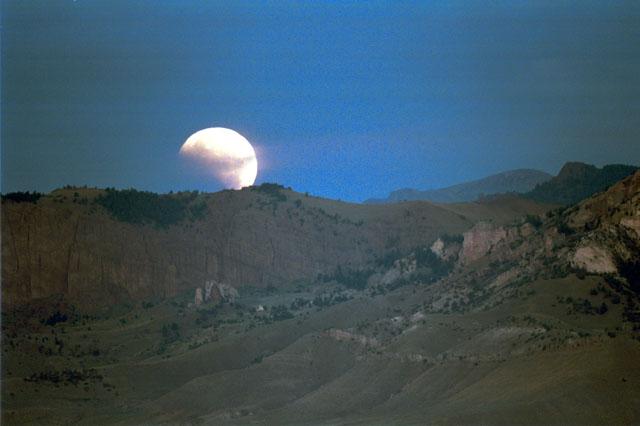 Eclipse Over The Mountain