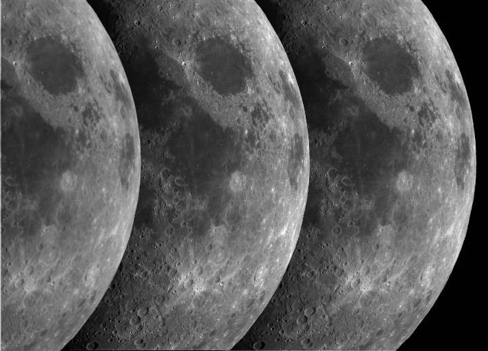 Cassini Images The Moon