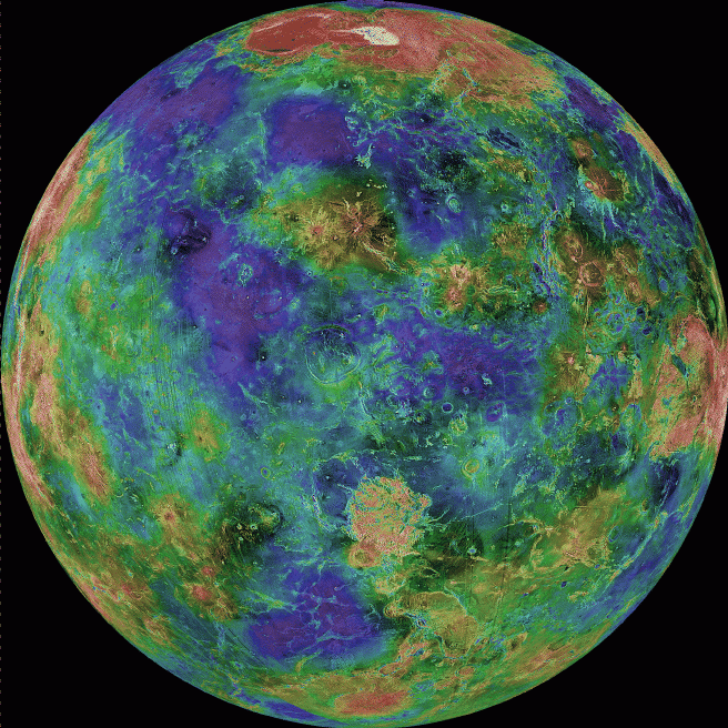 Beneath Venus Clouds